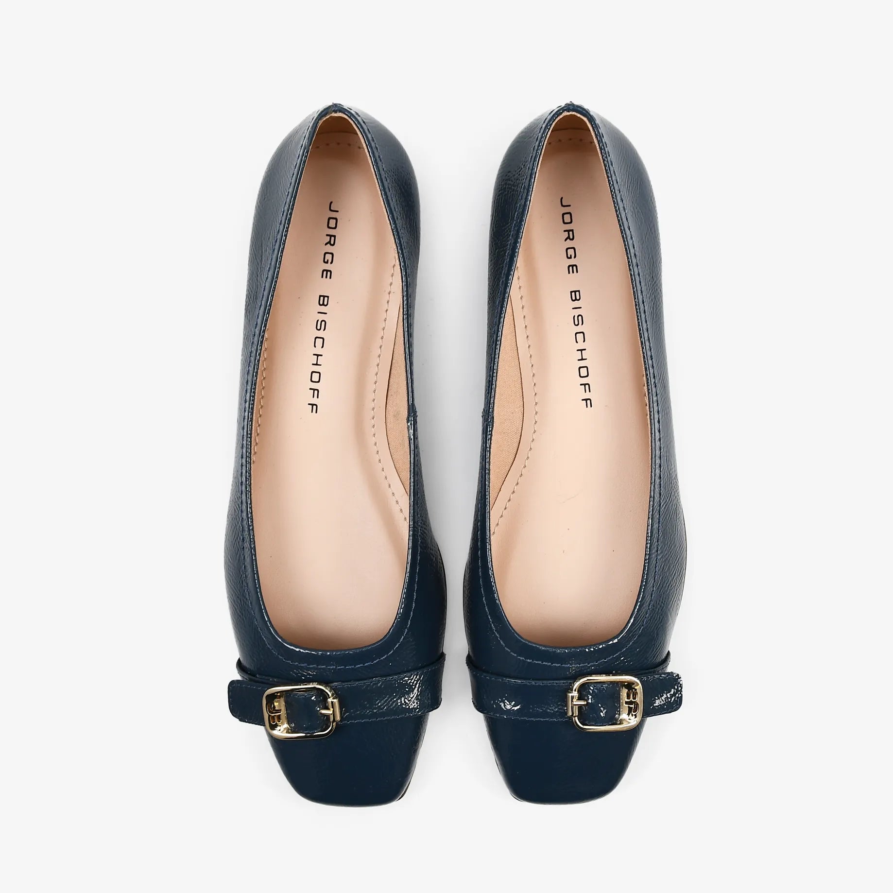 Sapatilha Azul Marinho Couro Verniz