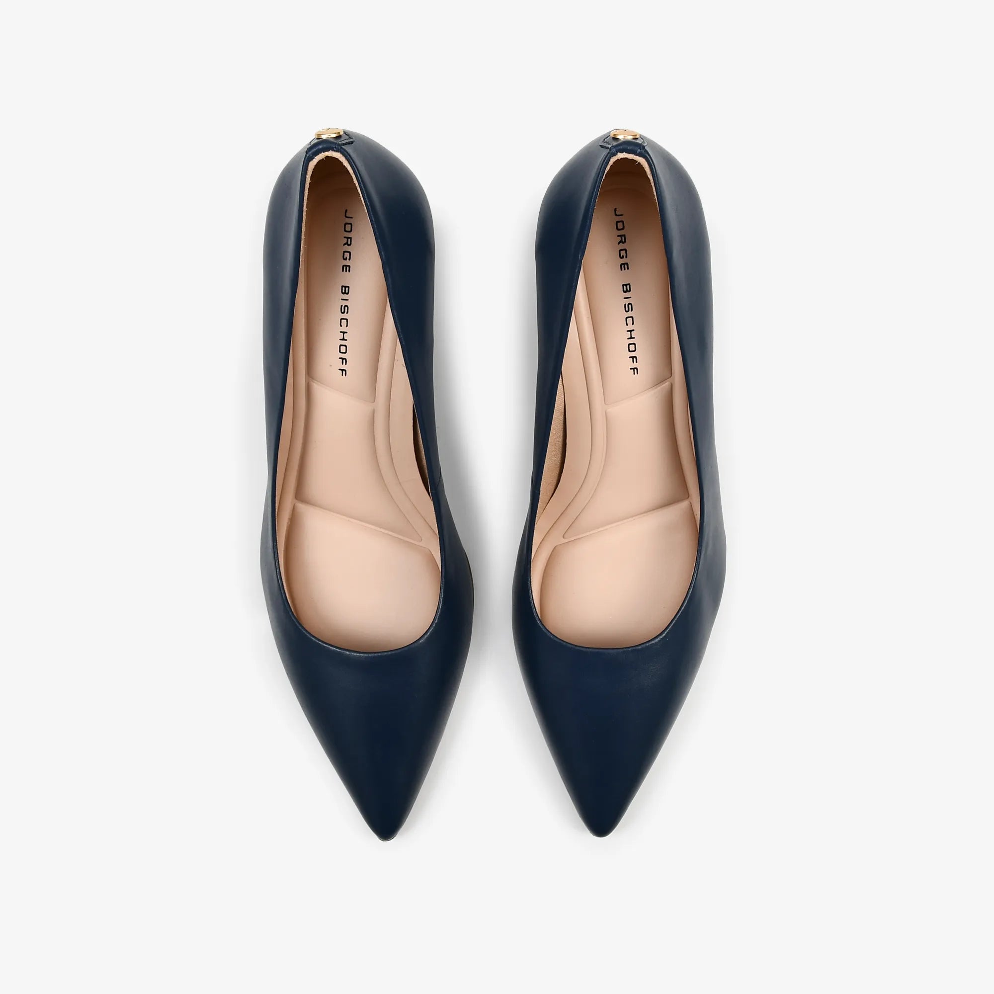 Scarpin Azul Marinho Couro