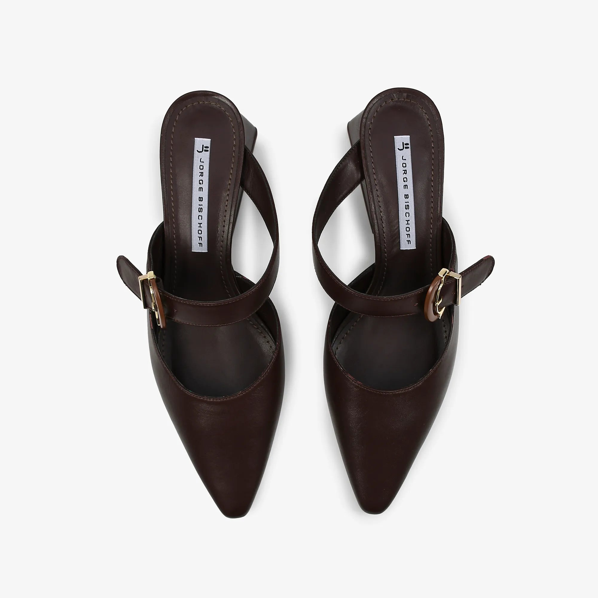 Mule Marrom Florença Couro