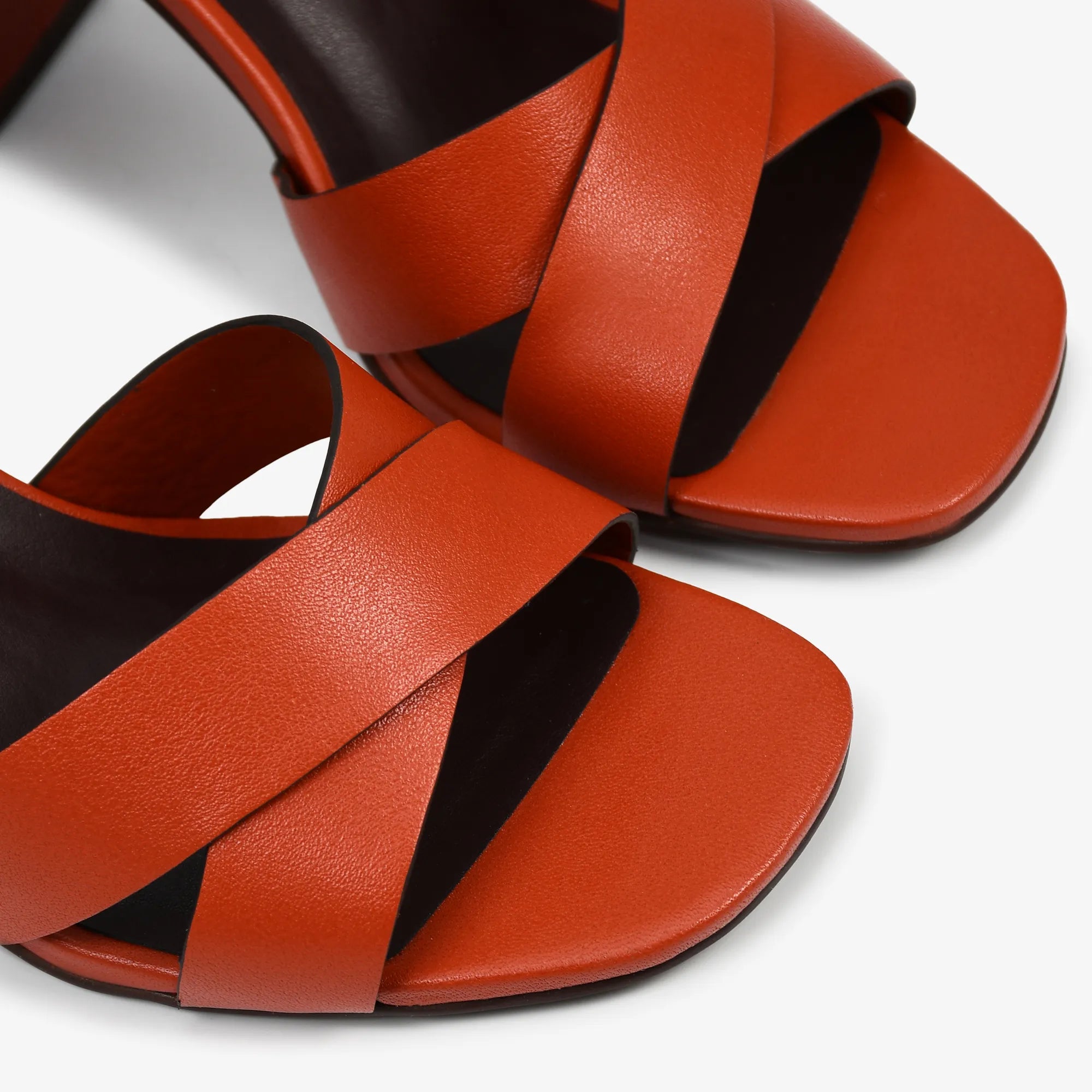 Sandália Caramelo Andina Couro Snake