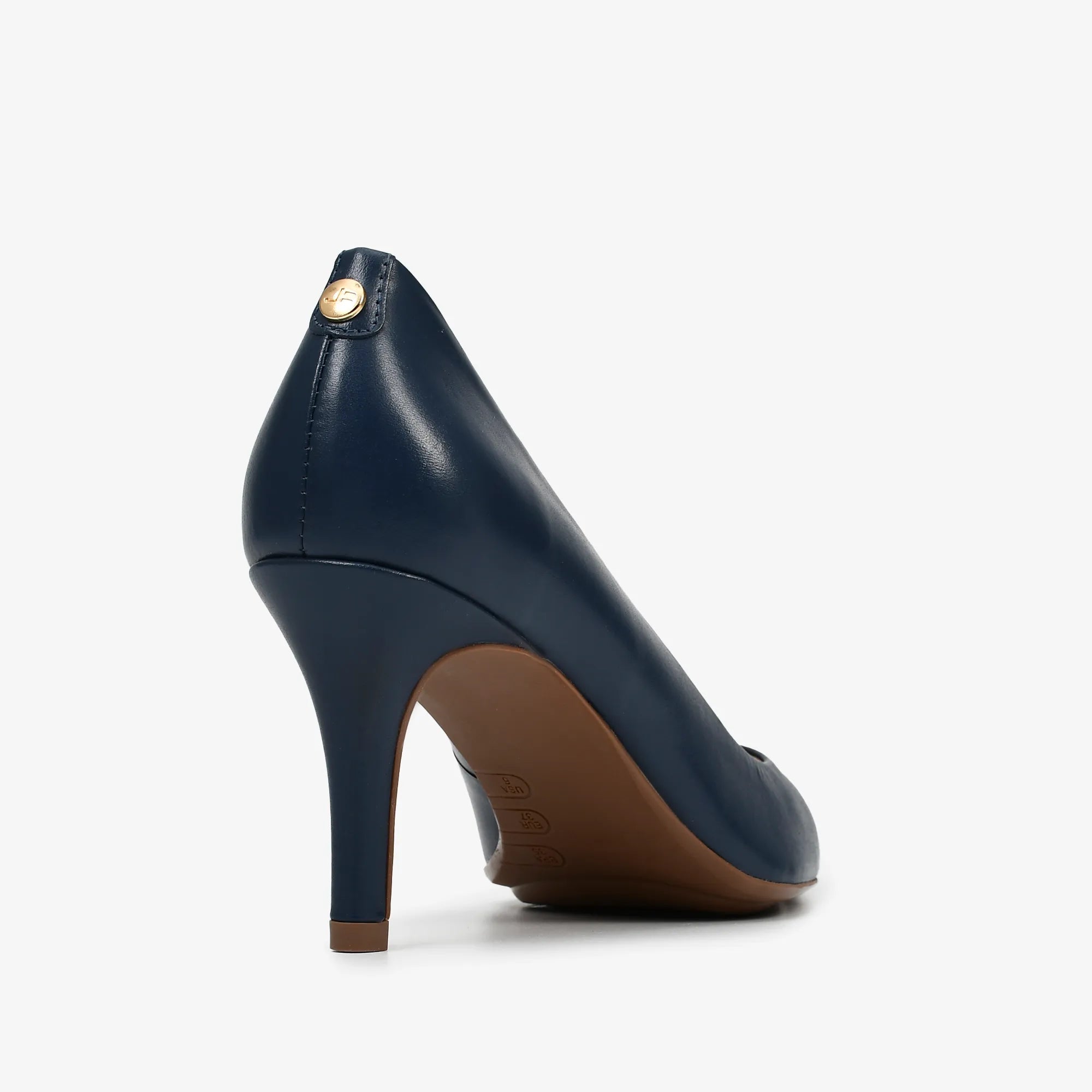 Scarpin Azul Marinho Couro