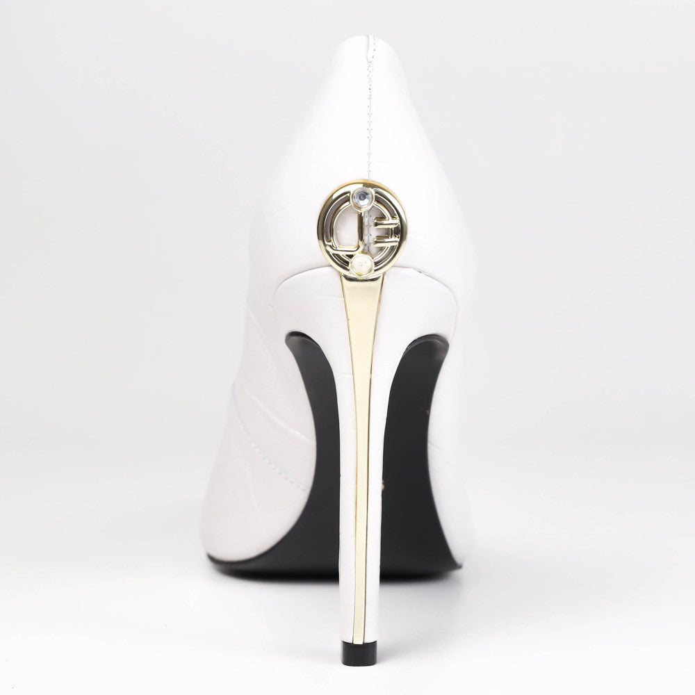 Sapato Feminino Scarpin Jorge Bischoff Salto Fino